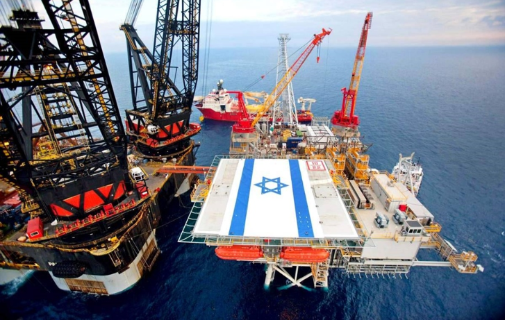 Израильская нефтяная платформа "Левиафан"